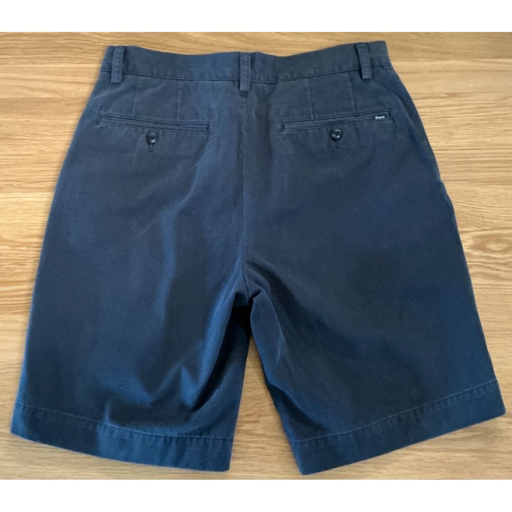 Polo Ralph Lauren Chino Shorts Men's 29 Blue Classic Fit 100% Cotton 9" Inseam - Picture 2 of 9